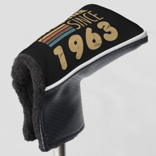 Phantastisch Seit 1963 60. Golf Headcover (3/4 Vorderseite)