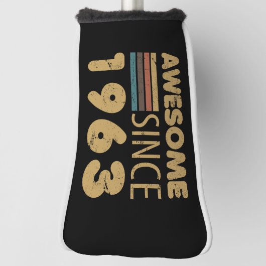 Phantastisch Seit 1963 60. Golf Headcover (Rotieren 90)