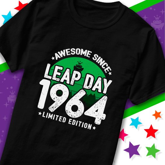 Phantastisch seit 1964 Leap Year Day Feb 29 Birthd T-Shirt