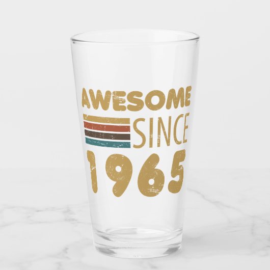 Phantastisch seit 1965 60. Geburtstag Glas (Vorderseite)