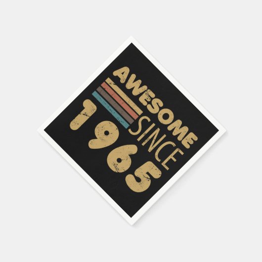 Phantastisch seit 1965 60. Geburtstag Serviette (Ecke)