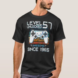 Phantastisch seit 1965 Geburtstag Level 57 Unlock T-Shirt