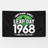 Phantastisch seit 1968 Leap Year Day Feb 29 Geburt Banner (Horizontal)