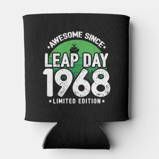 Phantastisch seit 1968 Leap Year Day Feb 29 Geburt Dosenkühler (Rückseite)
