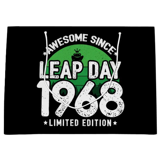 Phantastisch seit 1968 Leap Year Day Feb 29 Geburt Große Geschenktüte (Vorderseite)