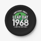 Phantastisch seit 1968 Leap Year Day Feb 29 Geburt Pappteller (Vorderseite)