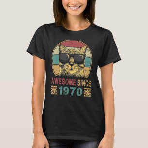 Phantastisch seit 1970 52. Geburtstagskatze T-Shirt