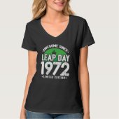 Phantastisch seit 1972 Leap Year Day Feb 29 Geburt T-Shirt (Vorderseite)