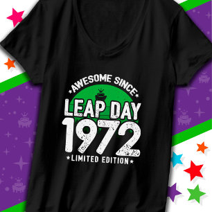 Phantastisch seit 1972 Leap Year Day Feb 29 Geburt T-Shirt