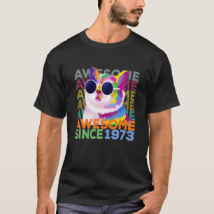 Phantastisch seit 1973 Funny Cat Lover 49. Geburts T-Shirt