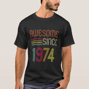 Phantastisch seit 1974 48. Geburtstag Retro T-Shirt