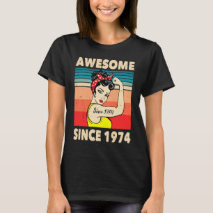 Phantastisch seit 1974 Jahre 49. Geburtstagsdekor T-Shirt
