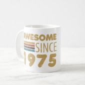 Phantastisch seit 1975 50. Geburtstag Kaffeetasse (Vorderseite Links)