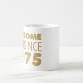 Phantastisch seit 1975 50. Geburtstag Kaffeetasse (Mittel)