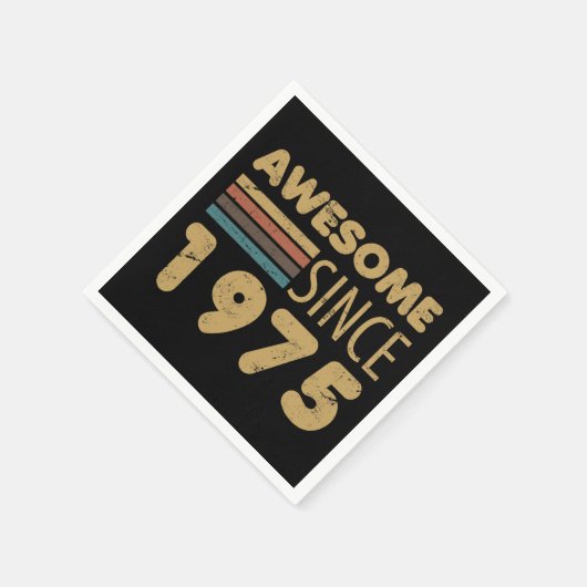 Phantastisch seit 1975 50. Geburtstag Serviette (Ecke)