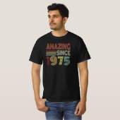 Phantastisch seit 1975 Retro Geboren 1975 Geburtst T-Shirt (Vorne ganz)