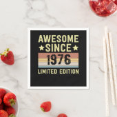 Phantastisch seit 1976 Geburtstag Serviette (Beispiel)