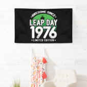 Phantastisch seit 1976 Leap Year Day Feb 29 Birthd Banner (Insitu)