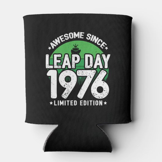 Phantastisch seit 1976 Leap Year Day Feb 29 Birthd Dosenkühler (Rückseite)