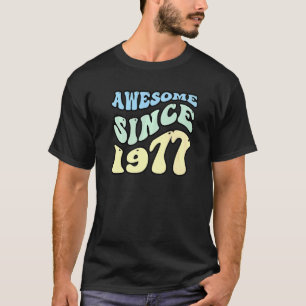 Phantastisch Seit 1977 Vintag Retro Geburtstag T-Shirt