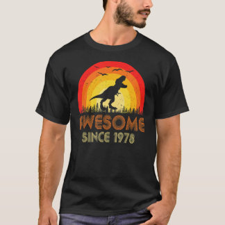 Phantastisch Seit 1978 Retro 44. Geburtstag Vintag T-Shirt
