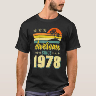 Phantastisch Seit 1978 Vintag 44. Geburtstagsparty T-Shirt
