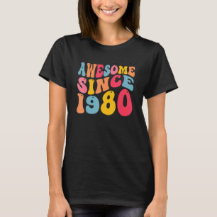 Phantastisch seit 1980 42 Jahre alter Retro Vintag T-Shirt