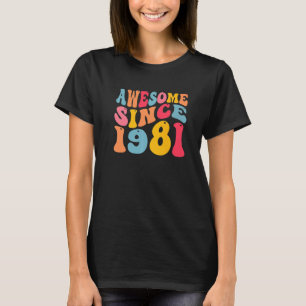 Phantastisch seit 1981 41 Jahre alter Retro Vintag T-Shirt