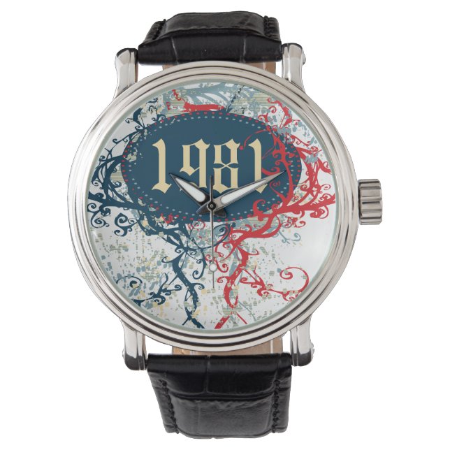 Phantastisch seit 1981 armbanduhr (Vorderseite)