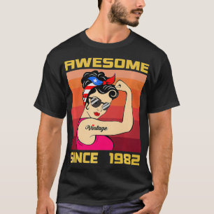 Phantastisch seit 1982 39 Jahre alt für Frauen Ret T-Shirt