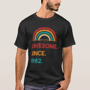 Phantastisch seit 1982 40th Birthday Rainbow Gifts T-Shirt