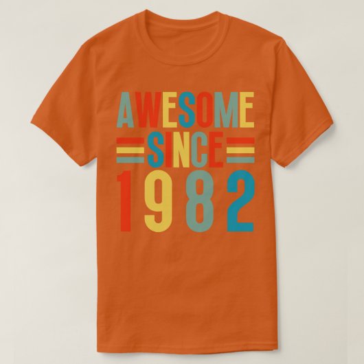Phantastisch seit 1982 5 T-Shirt (Design vorne)