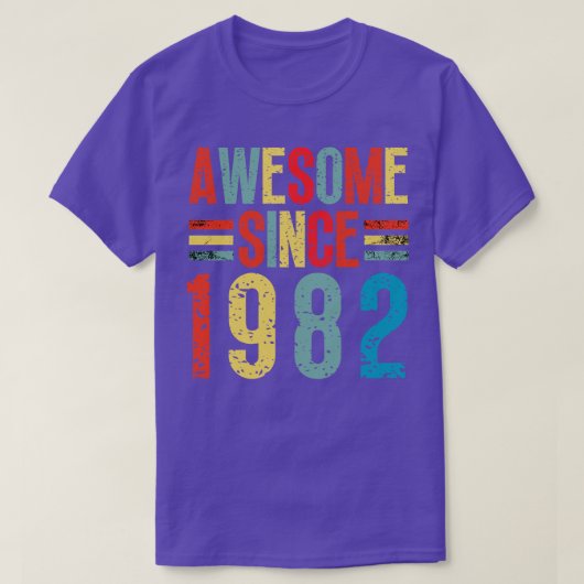Phantastisch seit 1982 6 T-Shirt (Design vorne)