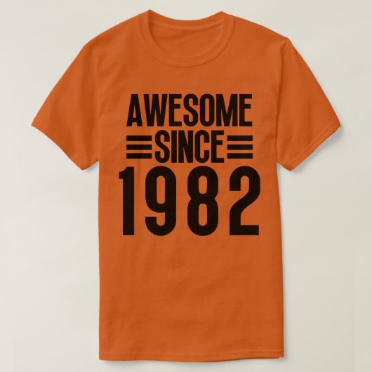 Phantastisch seit 1982 7 T-Shirt (Design vorne)