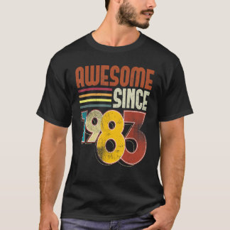 Phantastisch Seit 1983 40. Geburtstag Retro Vintag T-Shirt