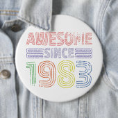 Phantastisch seit 1983 Vintager Button (Beispiel)