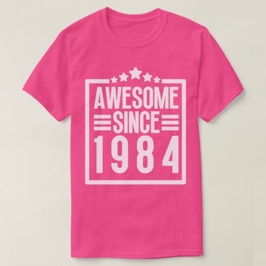 Phantastisch seit 1984 16 T-Shirt (Design vorne)