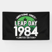 Phantastisch seit 1984 Leap Year Day Feb 29 Birthd Banner (Horizontal)