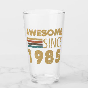Phantastisch seit 1985 40. Geburtstag Glas