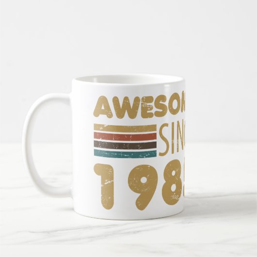 Phantastisch seit 1985 40. Geburtstag Kaffeetasse (Links)