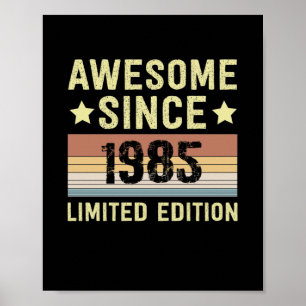 Phantastisch seit 1985 Geburtstag Poster