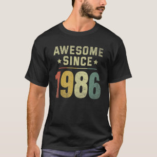 Phantastisch seit 1986 36. Geburtstag Retro Männer T-Shirt