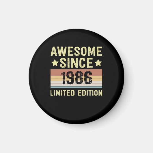 Phantastisch seit 1986 Geburtstag Magnet (Vorne)