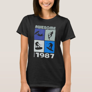 Phantastisch seit 1987 Wakeboard Lifestyle T-Shirt