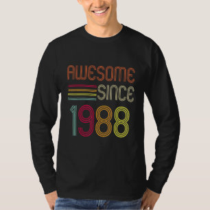 Phantastisch seit 1988 34. Geburtstag Retro T-Shirt