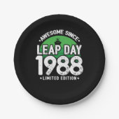 Phantastisch seit 1988 Leap Year Day Feb 29 Geburt Pappteller (Vorderseite)