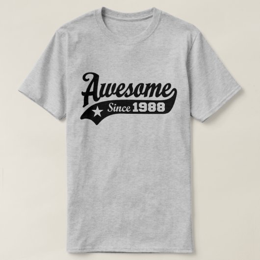 Phantastisch seit 1988 T-Shirt (Design vorne)