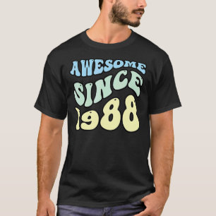 Phantastisch Seit 1988 Vintag Retro Geburtstag T-Shirt