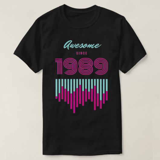 Phantastisch seit 1989 T-Shirt (Design vorne)