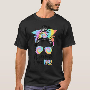 Phantastisch seit 1992 30. Geburtstag Messy Bun Ge T-Shirt